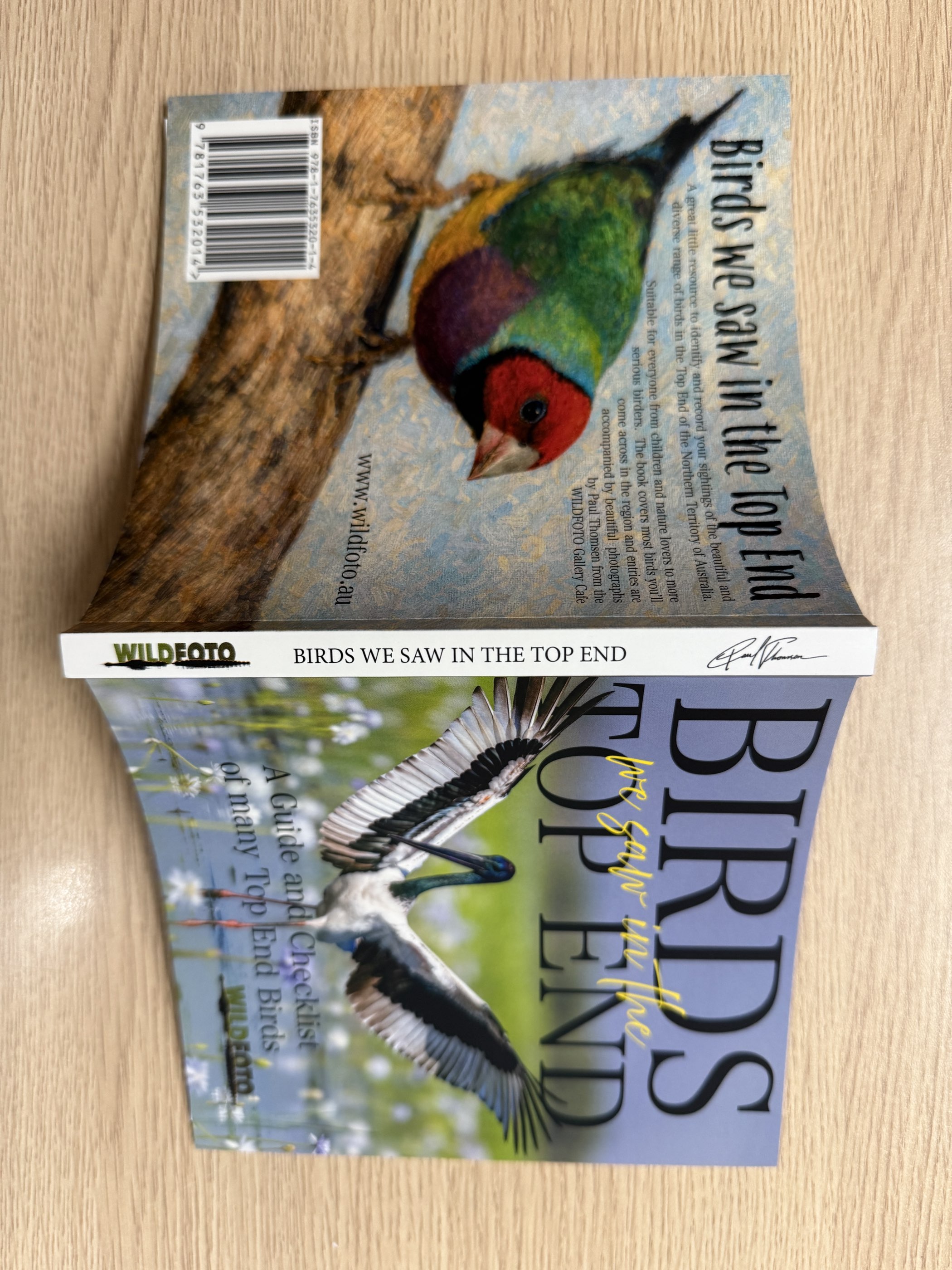 Birds we saw in the Top End diary